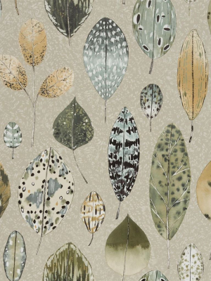 Tulsi Wallpaper In Birch From The Zardozi Collection By Designers Guild