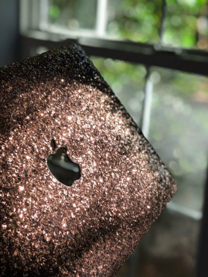 Bronze Glitter Macbook Case