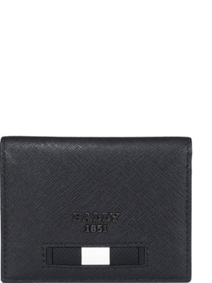 Bally Logo Plaque Foldover Wallet