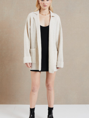 Eloise Knit Coat - Winter White