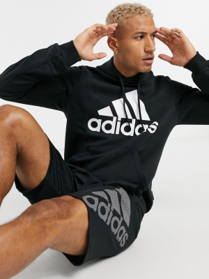 Adidas Training Hoodie In Black