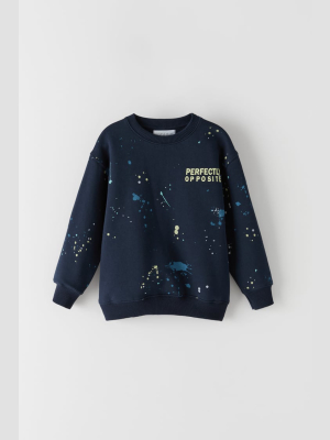 Paint Splatter Sweatshirt