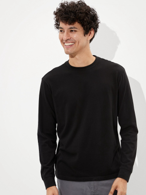 Ae Super Soft Long Sleeve Brushed T-shirt