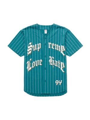 Supreme Love Hate Baseball Jersey