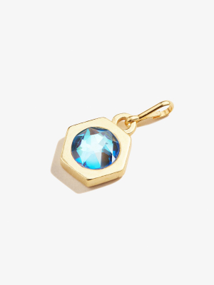 Blue Crystal Charm