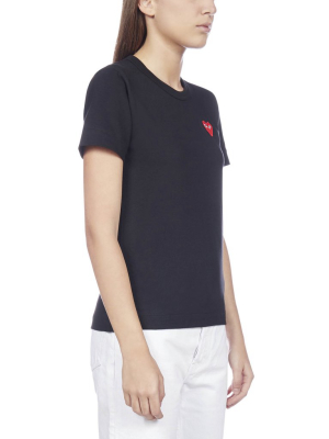 Comme Des Garçons Play Heart Logo Crewneck T-shirt