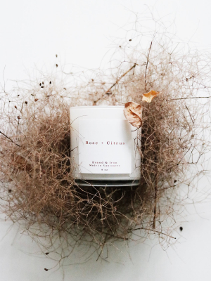 Home Series Candle Rose & Citrus