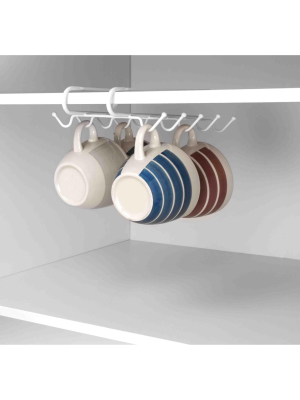 Home Basics Under-the-shelf Mug Rack