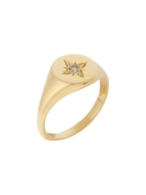 Gold Star Chevalier Ring Y-chd
