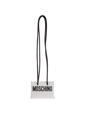 Moschino Logo Printed Small Shoulder Bag