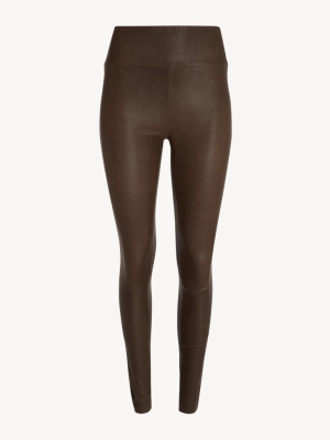 Army Leather Ankle Legging