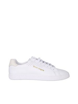 Palm Angels Logo Embroidered Tennis Sneakers