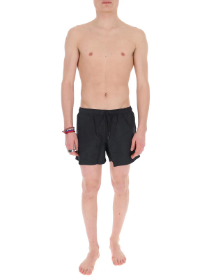 Marcelo Burlon County Of Milan Cross Logo Swim Shorts