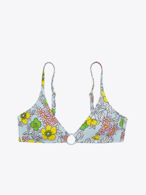 Printed Ring Bikini Top