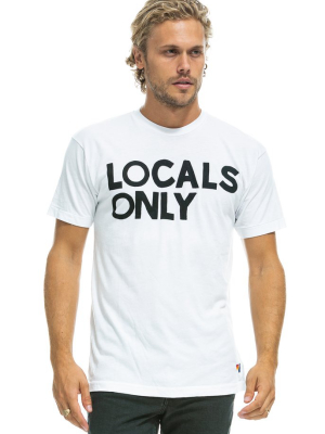 Locals Only Tee - White