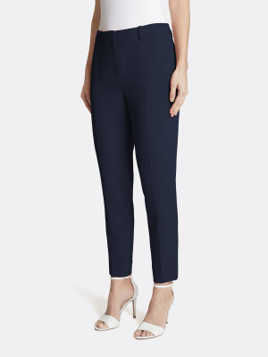 Crepe Faux Double-breasted Pantsuit