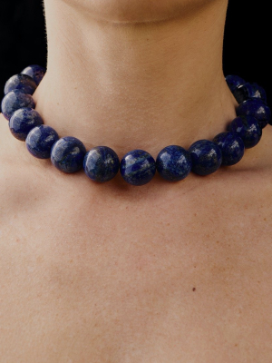 Lapis Boule Collar