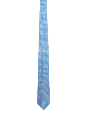 Salvatore Ferragamo Gancini Print Tie