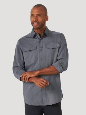 Wrangler Men's Atg David Woven Button-down Shirt