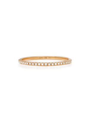 Diamond Eternity Ring In Rose Gold