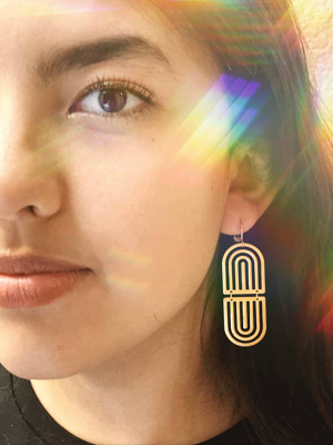 Rainbow Reflection Earrings