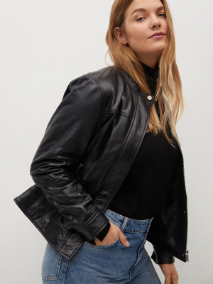 Leather Biker Jacket