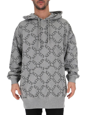 Valentino Garavani Logo Print Hoodie