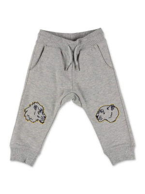 Kenzo Kids Animal Embroidered Track Pants