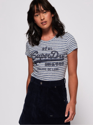 Vintage Logo Stripe T-shirt