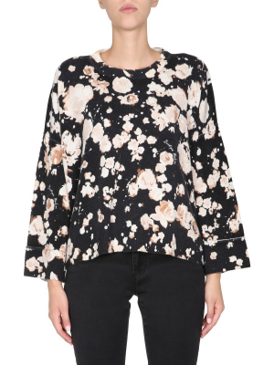 Boutique Moschino Floral Knitted Sweater