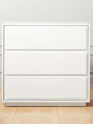 Gallery White 3-drawer Chest