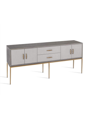 Interlude Home Corinna Buffet In Grey