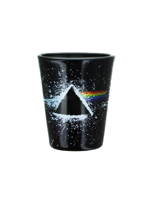 Just Funky Pink Floyd Dark Side Paint Splatter 1.5oz Shot Glass