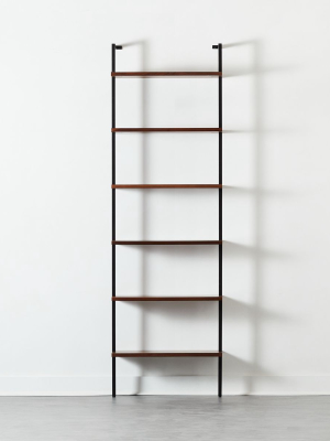 Helix 96" Walnut Bookcase