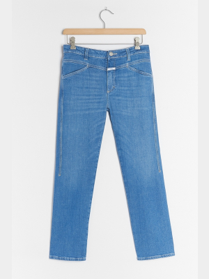 Closed High-rise Seamed Straight Jeans