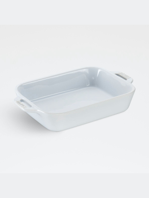 Staub ® 10.5"x7.5" White Rectangular Baking Dish