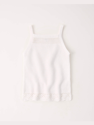 Square Neck Sweater Tank