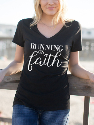 Running On Faith Tshirt