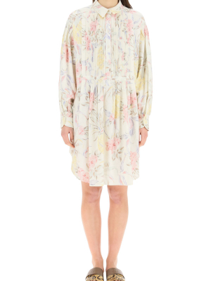 See By Chloé Floral Printed Shirt Dress