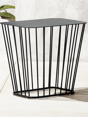 Black Wire Side Table