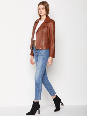 Leather Moto Jacket