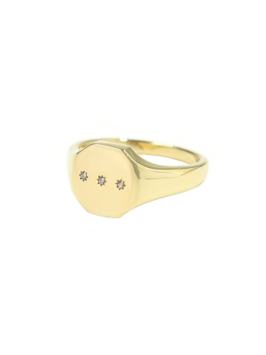 Melody Signet Ring