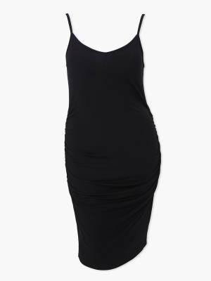 Plus Size Ruched Cami Dress