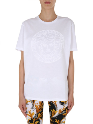 Versace Medusa Embroidered T-shirt