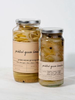 Stone Hollow Farmstead Pickled Green Tomatoes, 16 Oz.