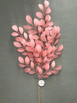 Pink Artificial Ruscus Leaves - 26"