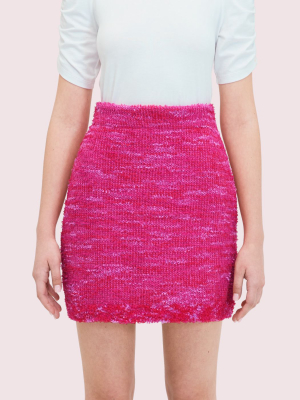 Knit Tweed Skirt