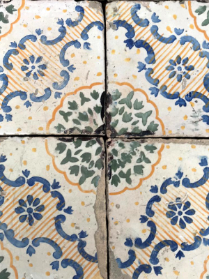 Set Of 7 Early 19th Century French Tiles