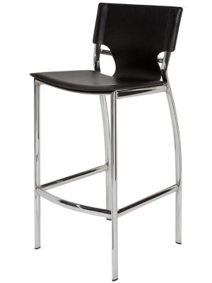 Nuevo Lisbon Counter Stool - Black