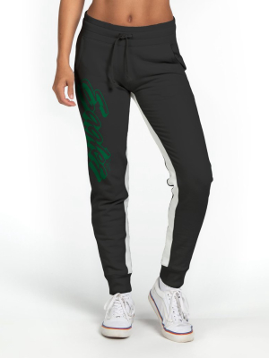 Womens Eagles Paneled Fleece Jogger